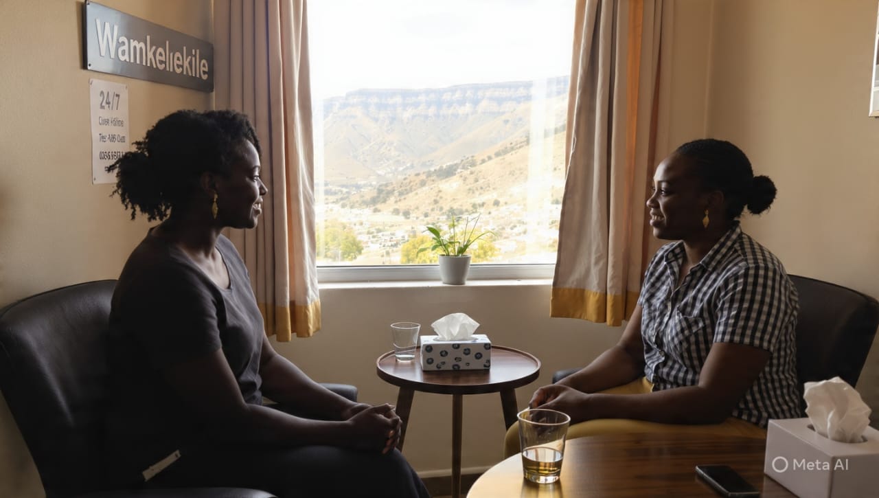 A family in session with the counsellor